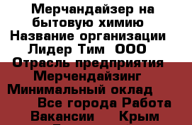 Мерчандайзер на бытовую химию › Название организации ­ Лидер Тим, ООО › Отрасль предприятия ­ Мерчендайзинг › Минимальный оклад ­ 25 000 - Все города Работа » Вакансии   . Крым,Бахчисарай